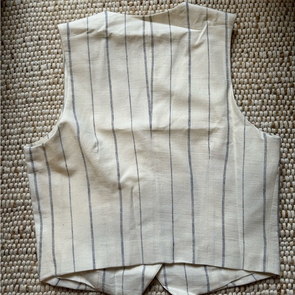 🫐 MANGO PINSTRIPE VEST 🫐 - Picture 3 of 5